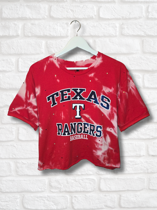 Texas Rangers Crop Tee