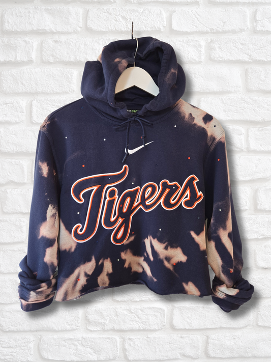 Detroit Tigers Crop Hoodie