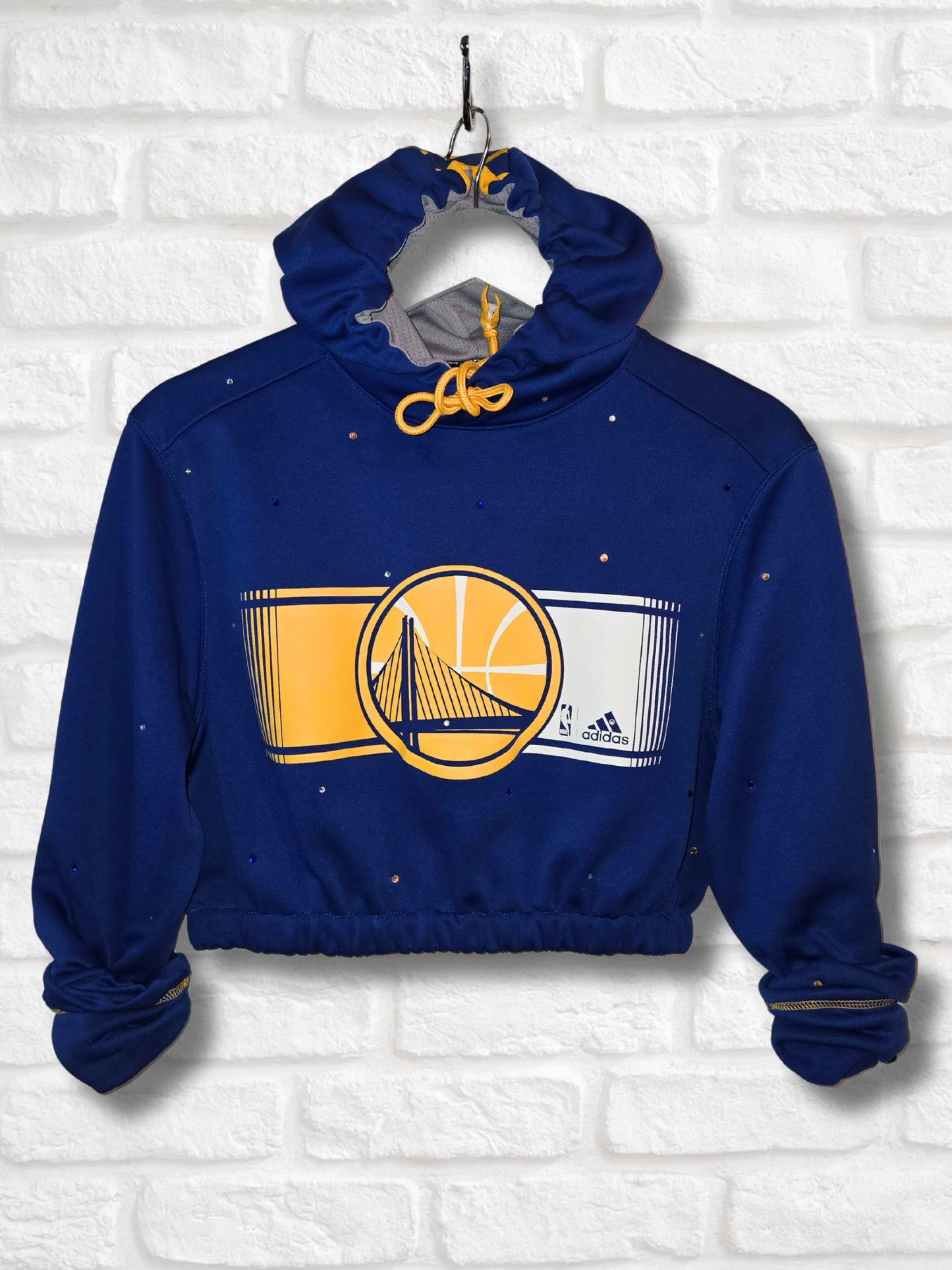Golden State Warriors Crop Hoodie
