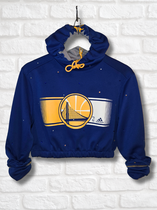 Golden State Warriors Crop Hoodie