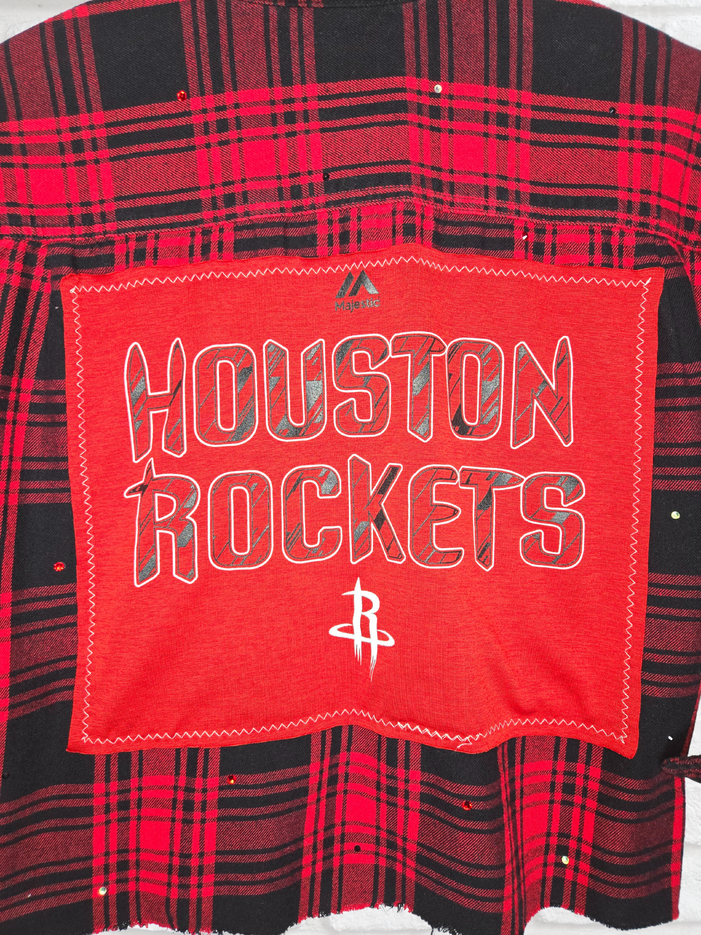 Houston Rockets Crop Flannel