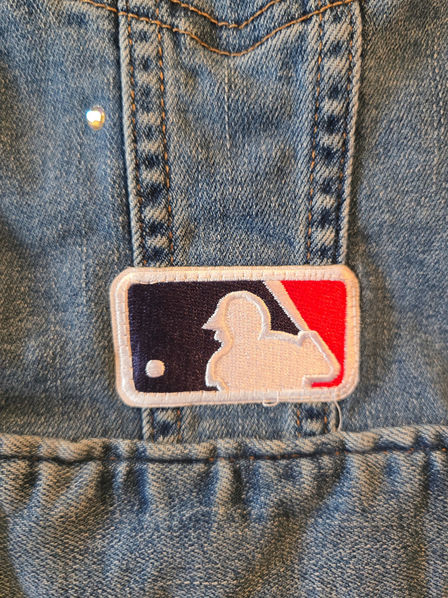 Los Angeles Dodgers Rhinestone Crop Jacket