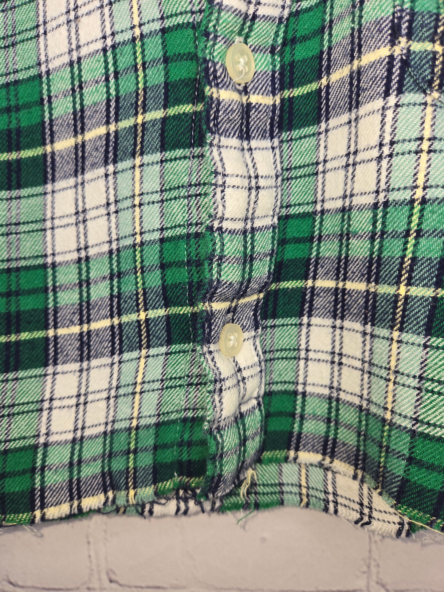 Green Bay Packers Crop Flannel