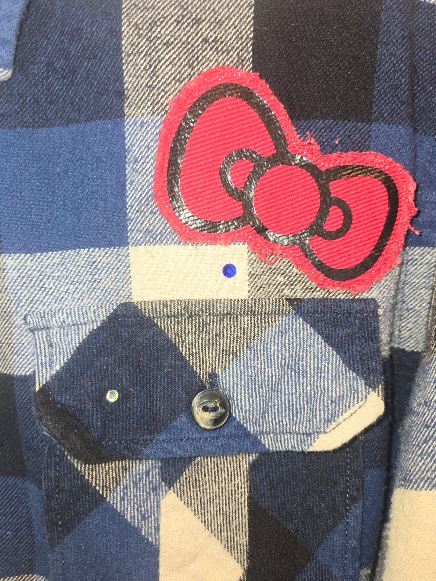 Los Angeles Dodgers HK Crop Flannel