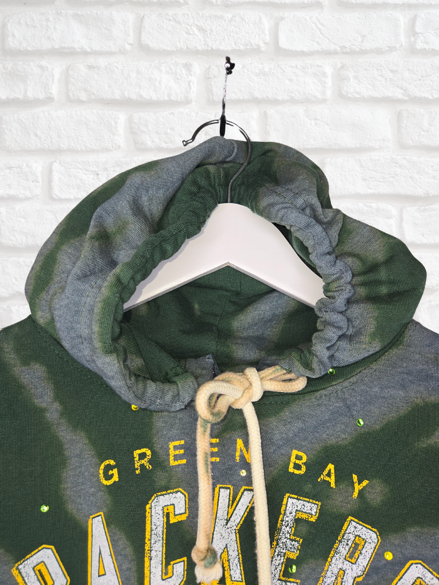 Green Bay Packers Crop Hoodie