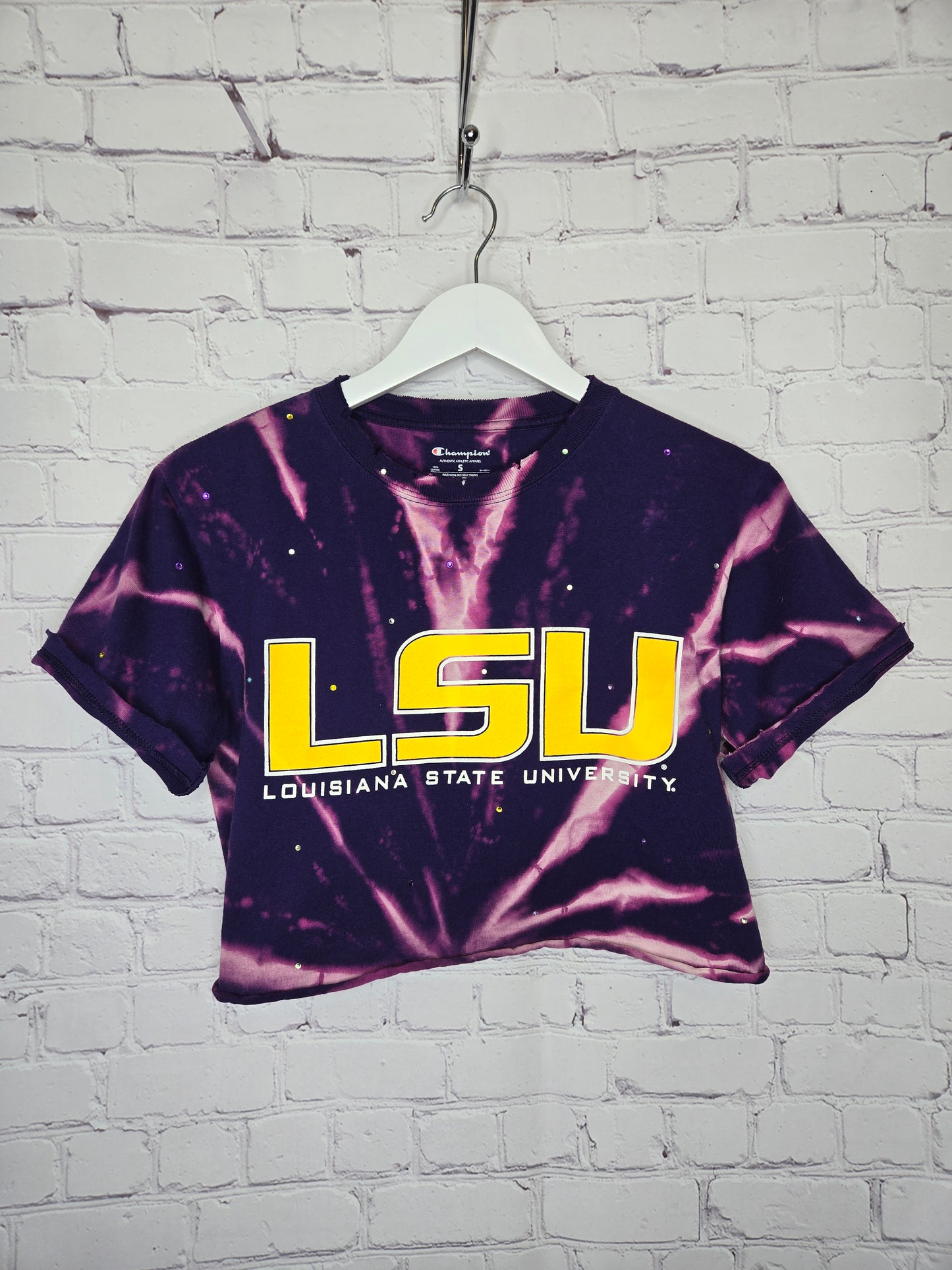 LSU Tigers Crop Tee