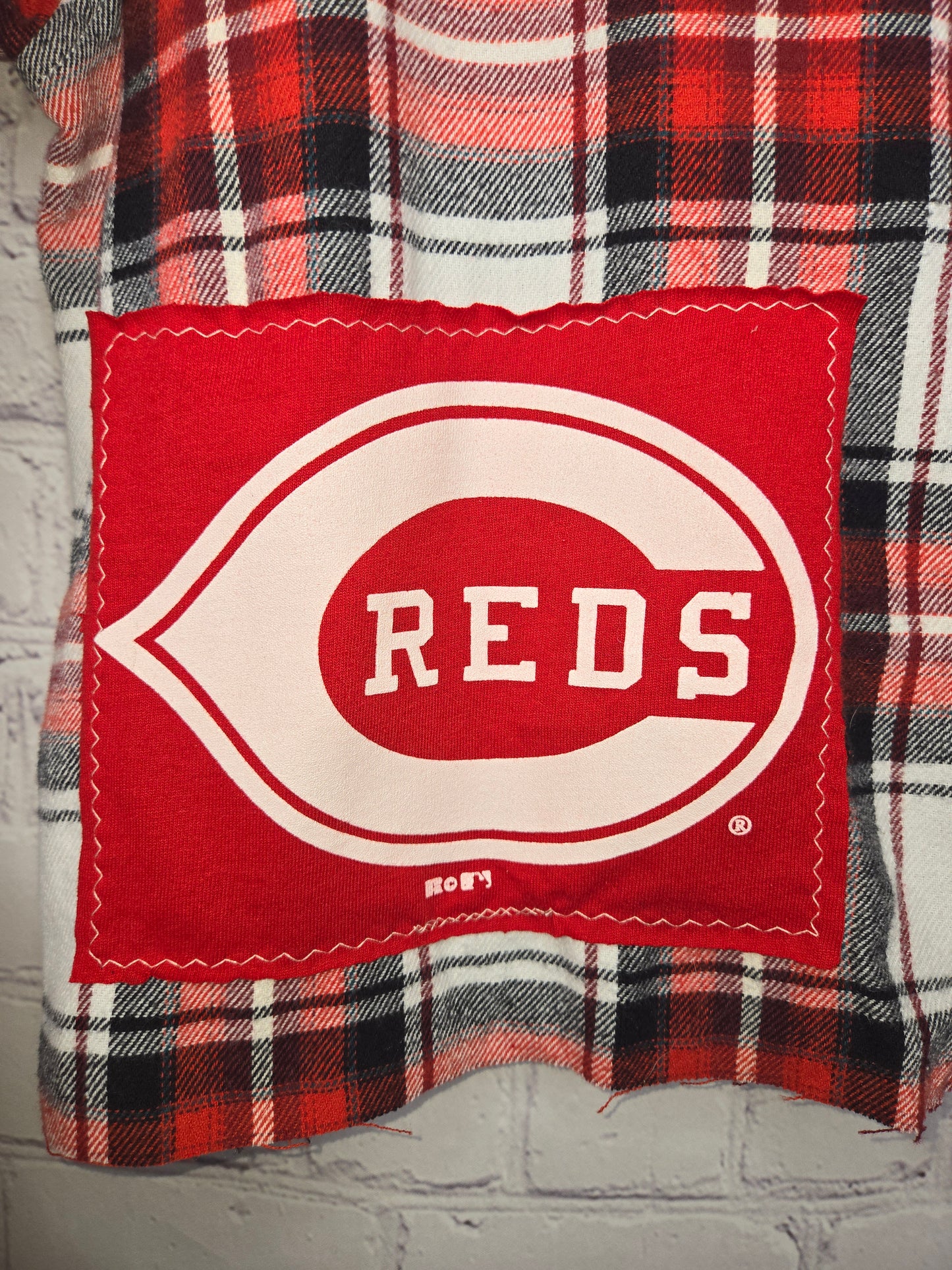 Cincinnati Reds Crop Flannel