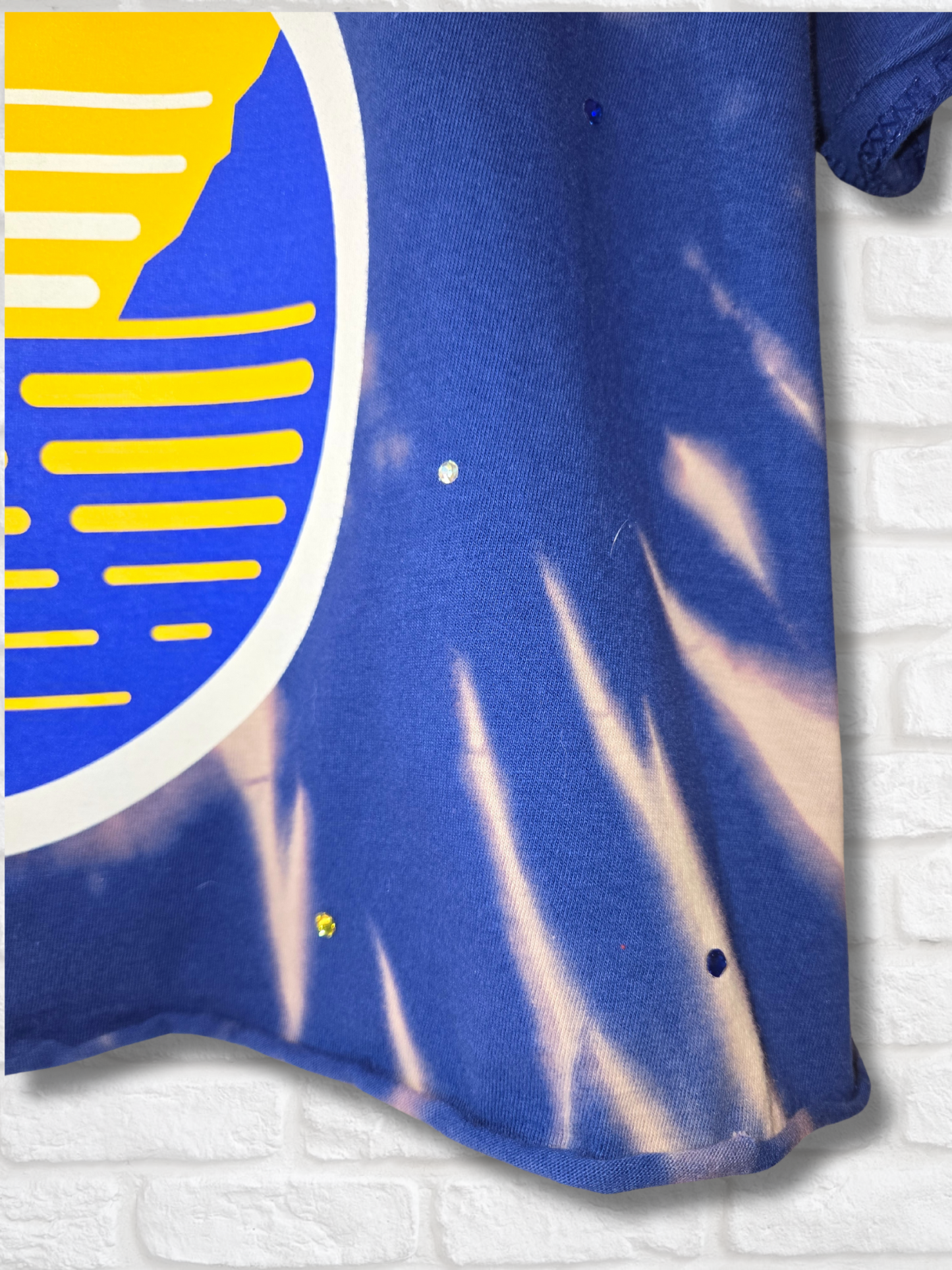 Golden State Warriors Crop Tee