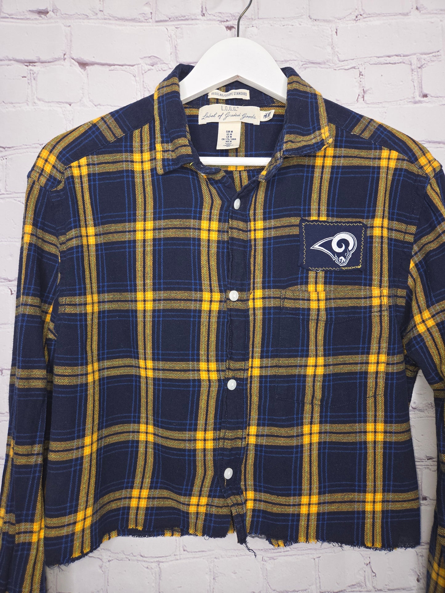 Los Angeles Rams Crop Flannel