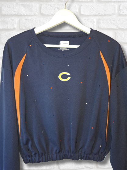Chicago Bears Crop Pullover