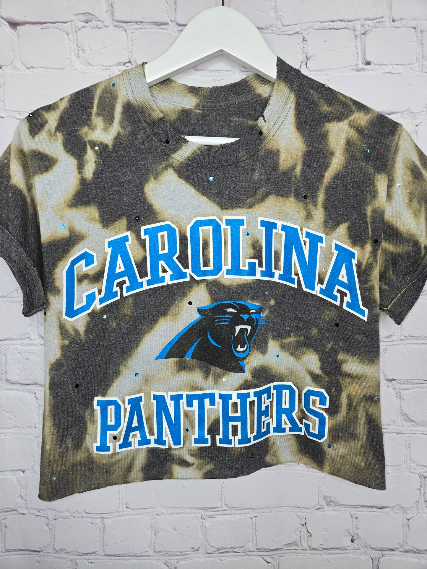 Carolina Panthers Crop Tee