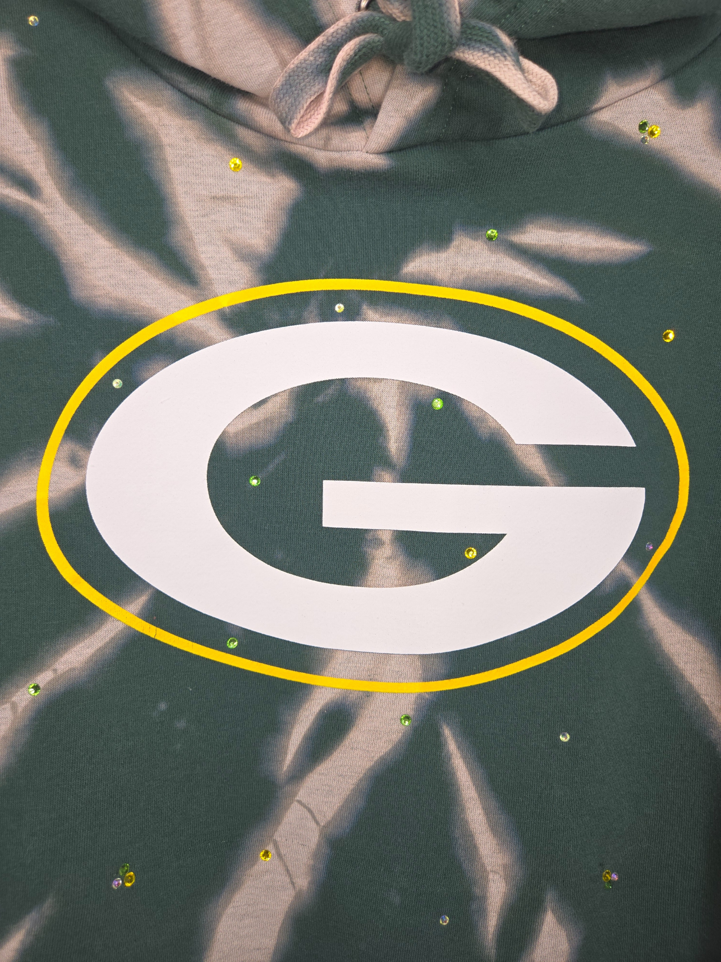 Green Bay Packers Crop Hoodie