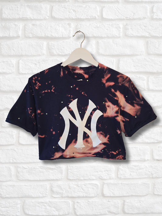 New York Yankees Crop Top