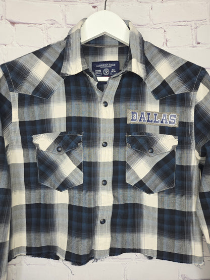 Dallas Cowboys Crop Flannel