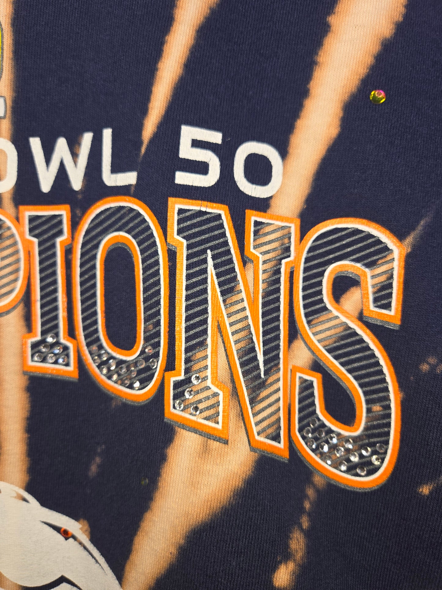 Denver Broncos Crop Tee