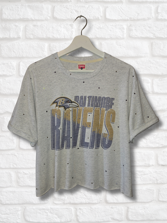 Baltimore Ravens Crop Tee