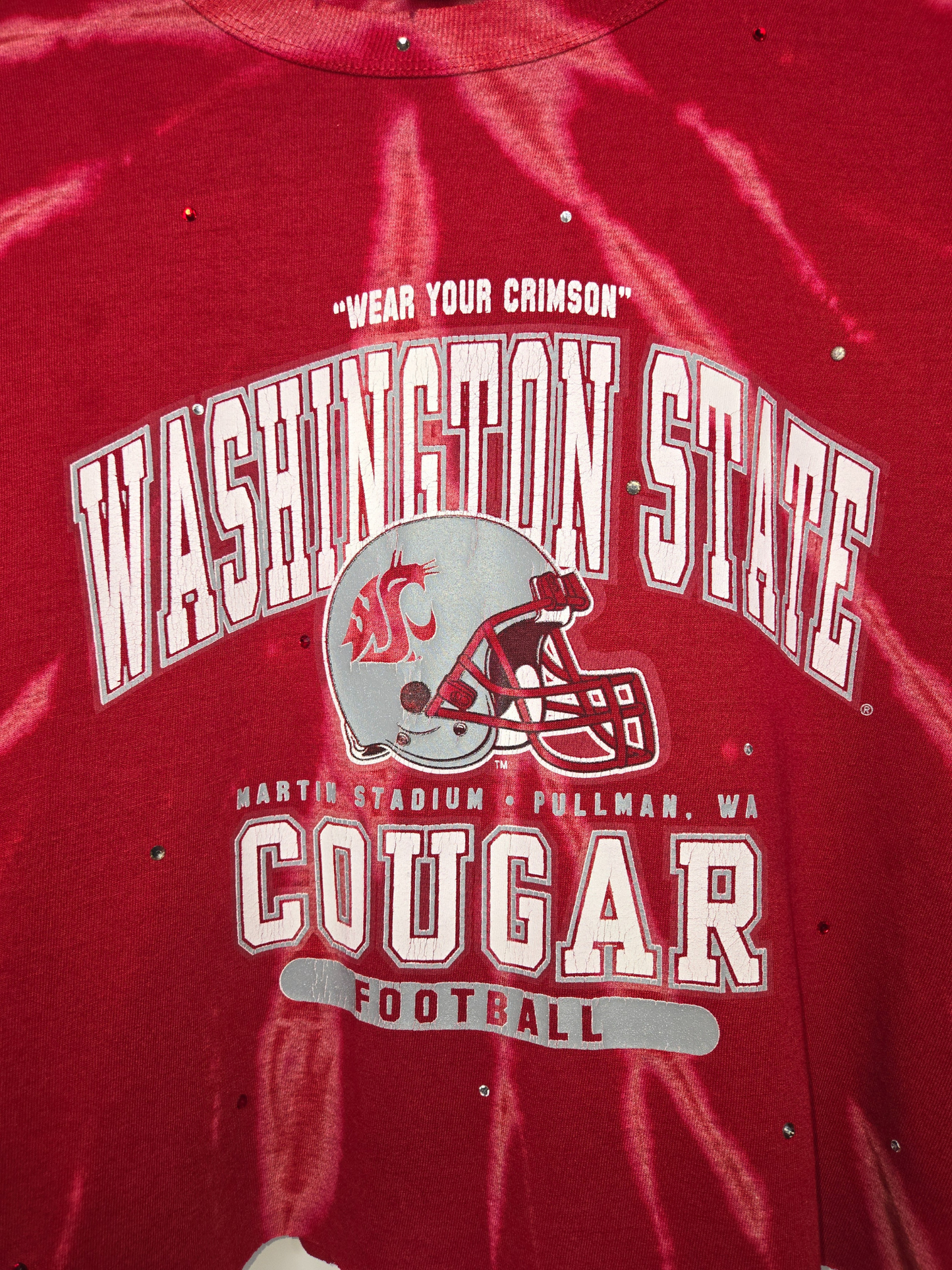 Washington State Cougars Crop Tee