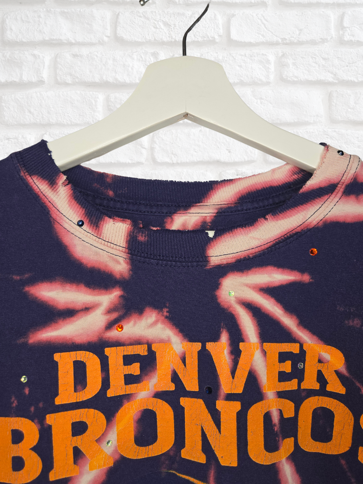 Denver Broncos Crop Tee