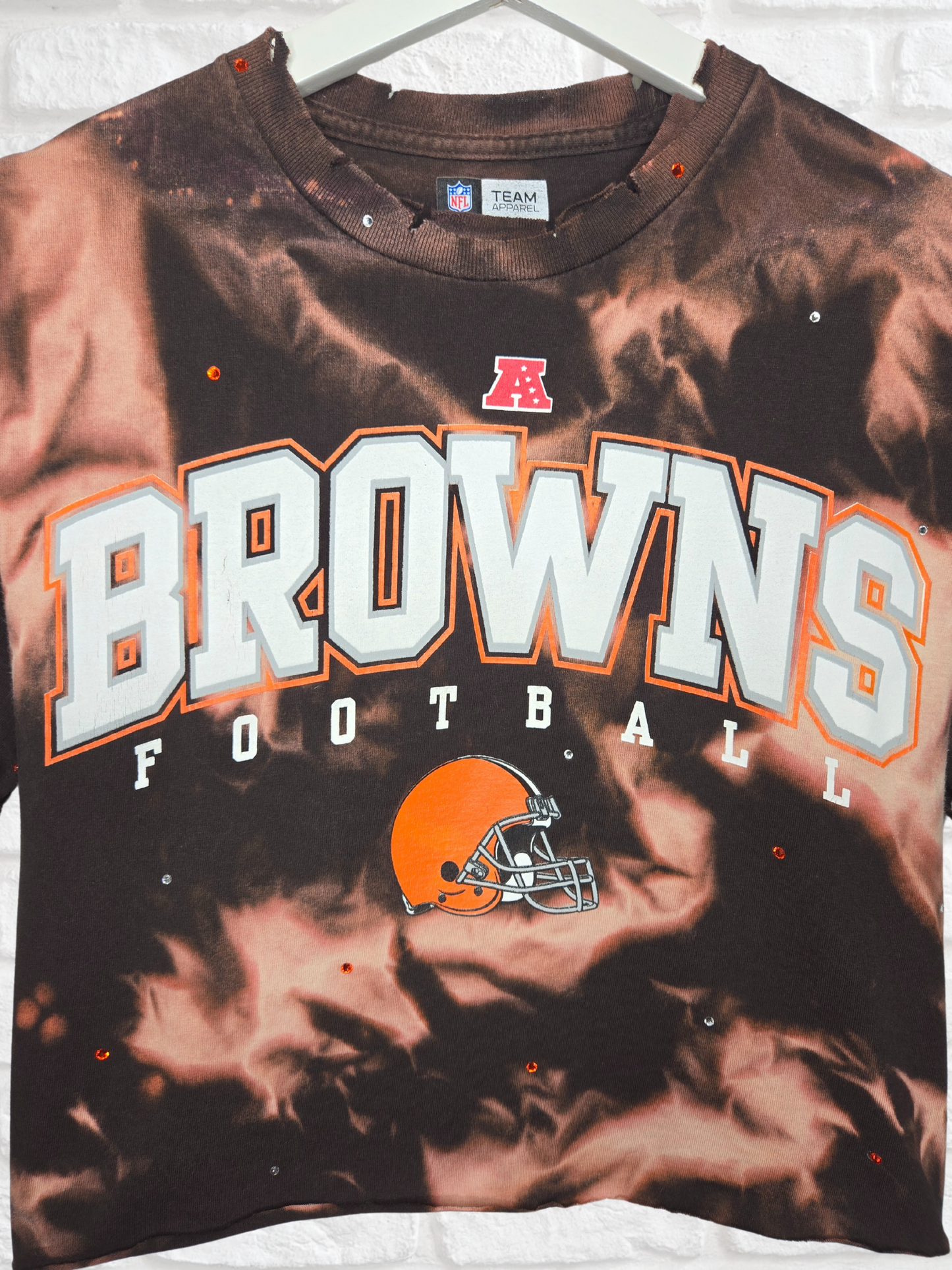 Cleveland Browns Crop Tee