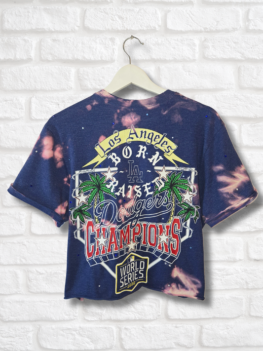 Los Angeles Dodgers Crop Top
