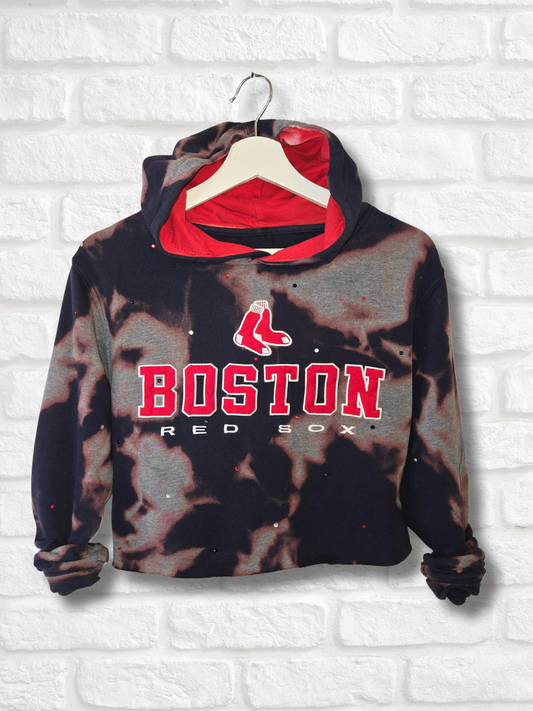 Boston Red Sox Crop Hoodie