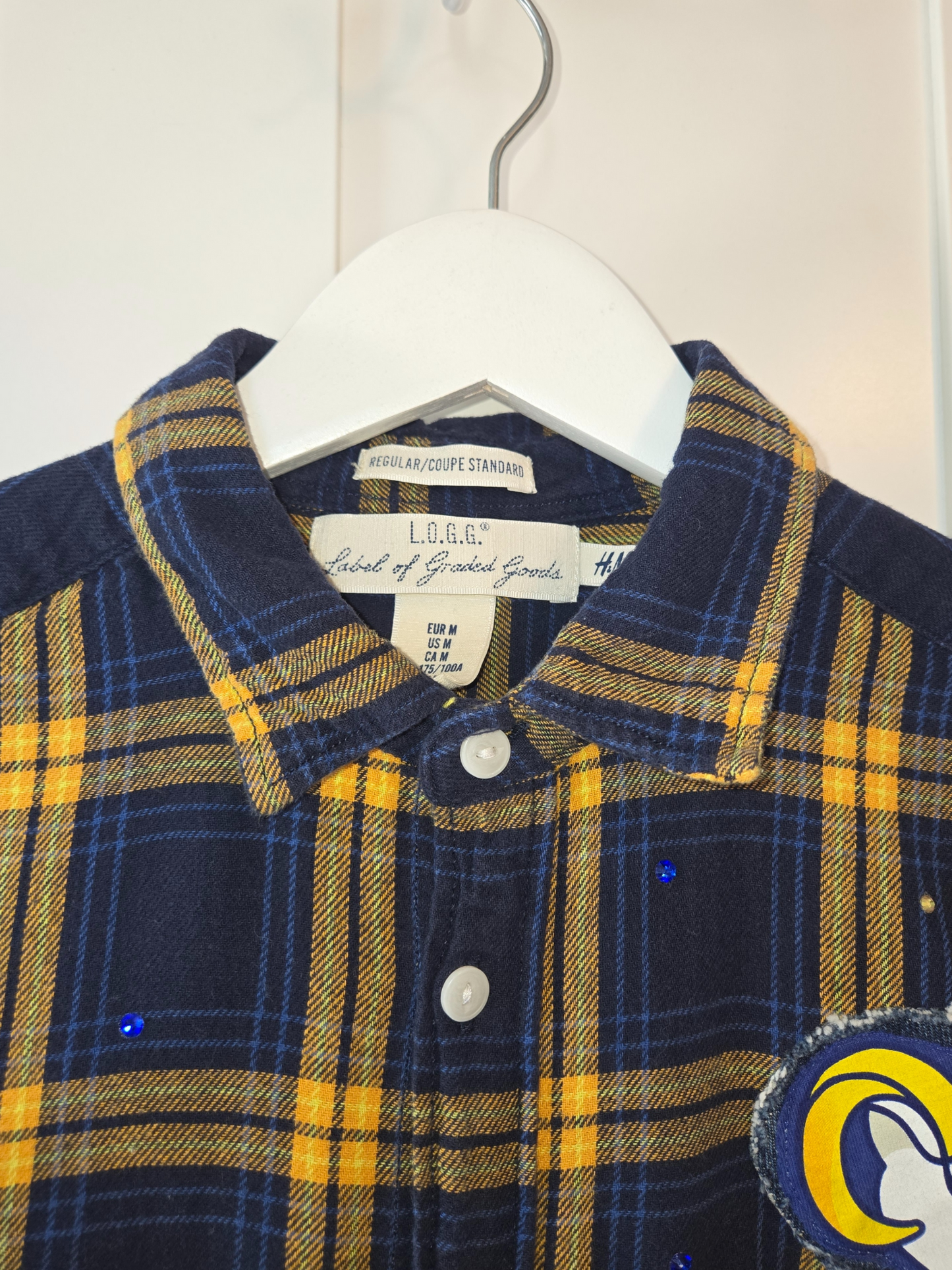 Los Angeles Rams Crop Flannel