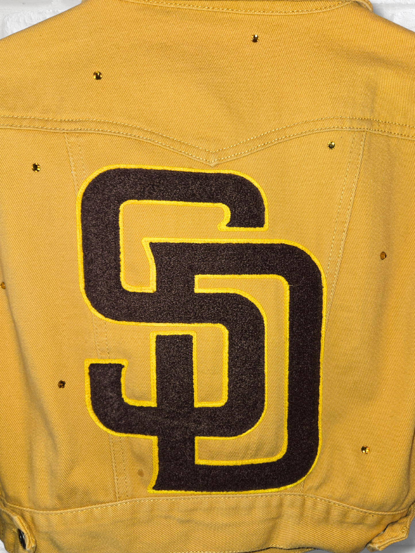 San Diego Padres Rhinestone Crop Jacket