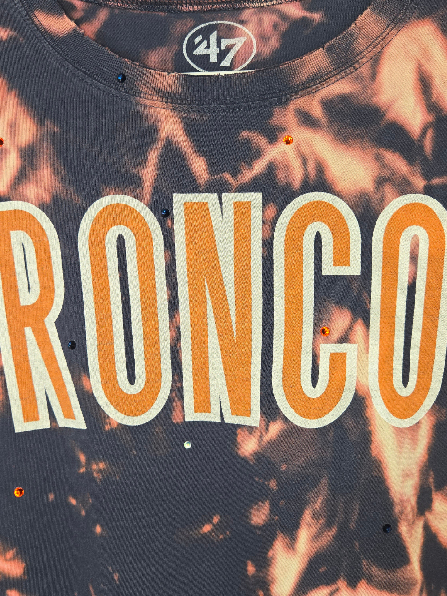 Denver Broncos Crop Tee