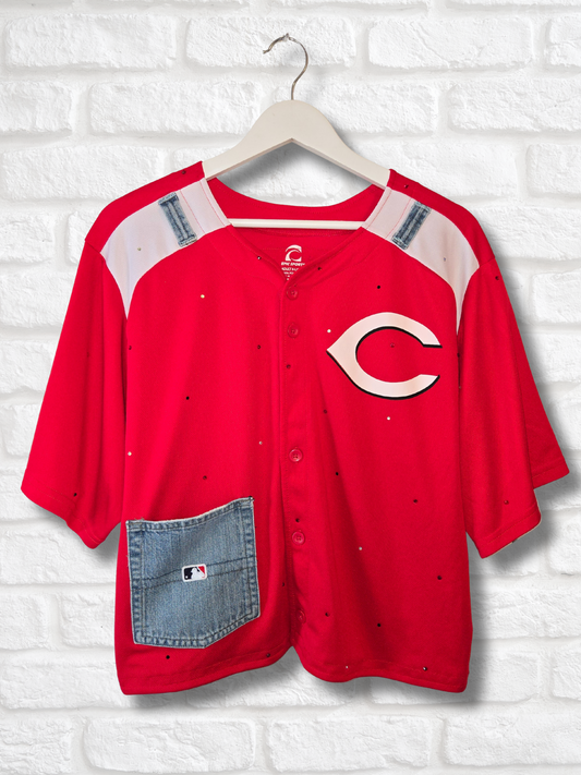 Cincinnati Reds Crop Jersey