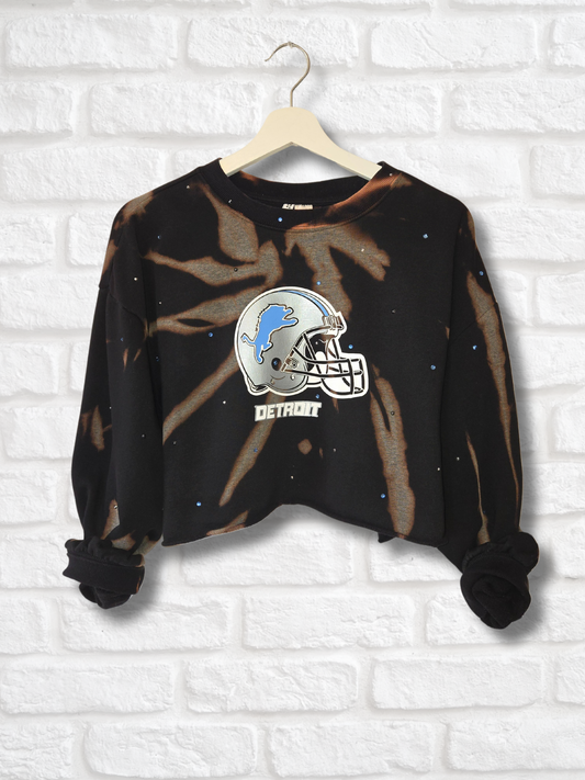 Detroit Lions Crop Sweatshirt