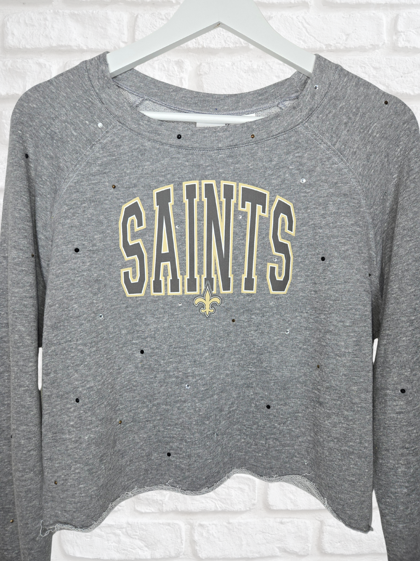 New Orleans Saints Crop Sweatshirt