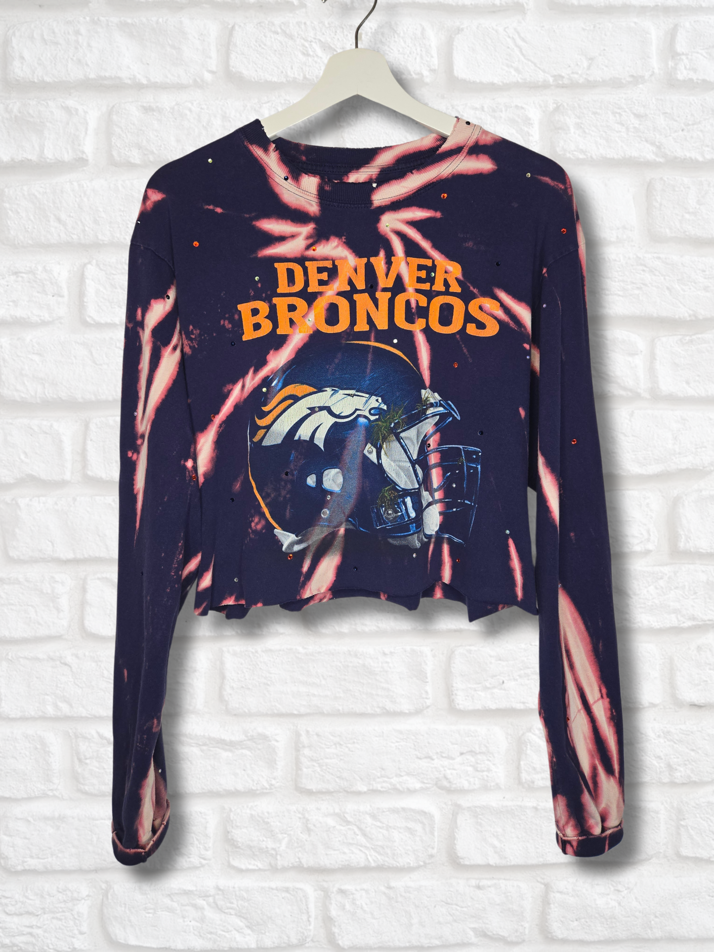 Denver Broncos Crop Tee