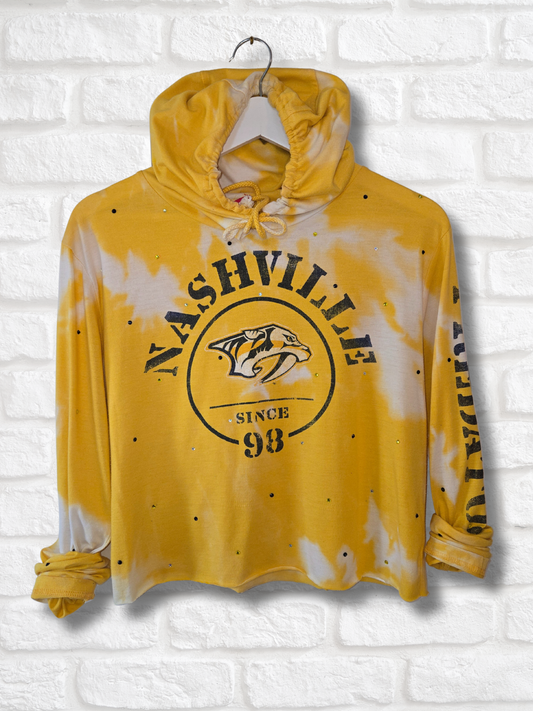 Nashville Predators Crop Hoodie