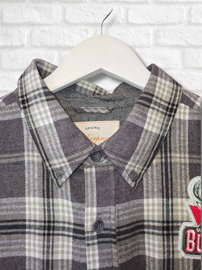 Milwaukee Bucks Crop Flannel
