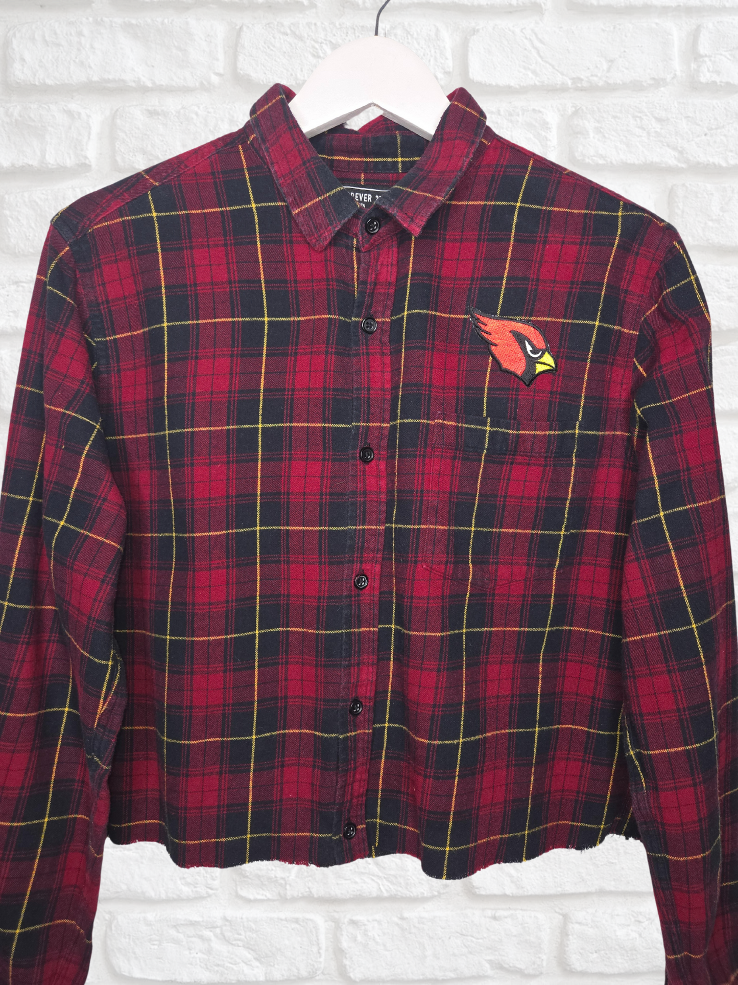 Arizona Cardinals Crop Flannel