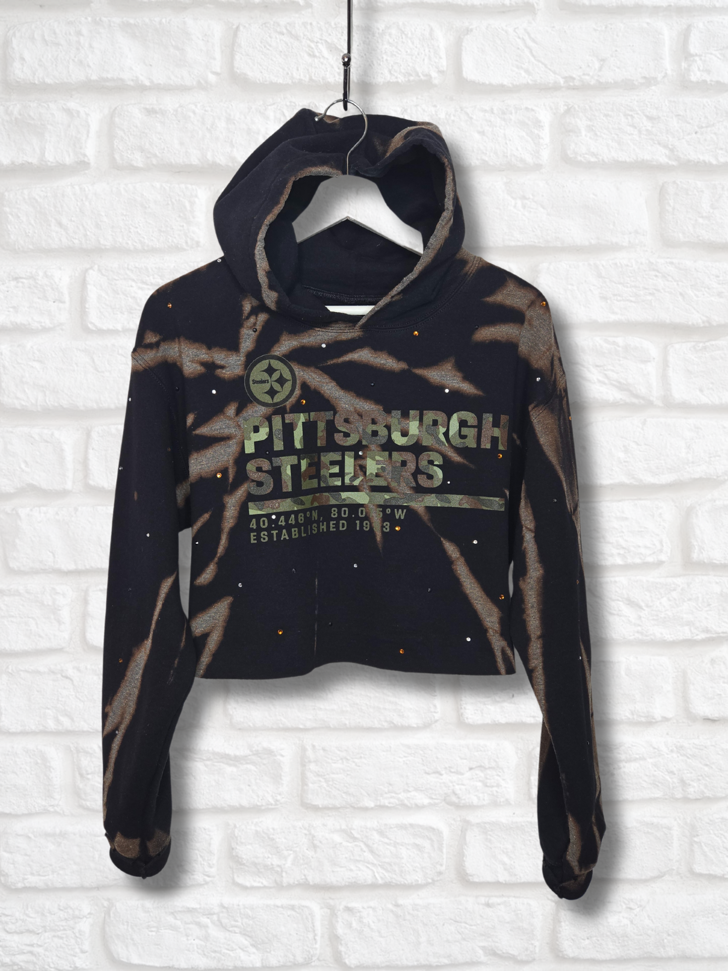 Pittsburgh Steelers Crop Hoodie