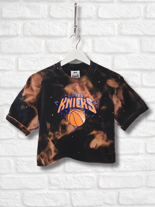 New York Knicks Crop Tee