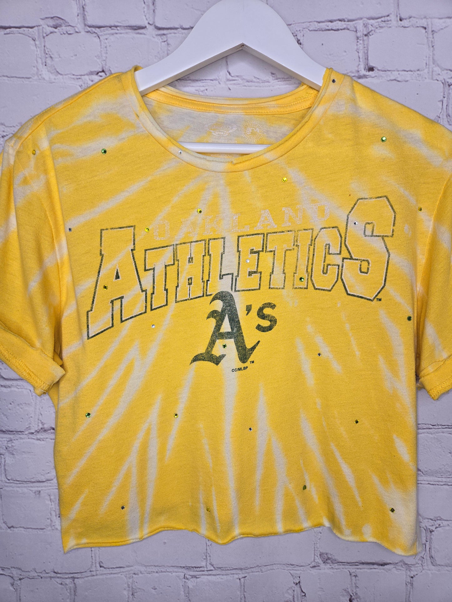 Oakland Athletics Crop Tee