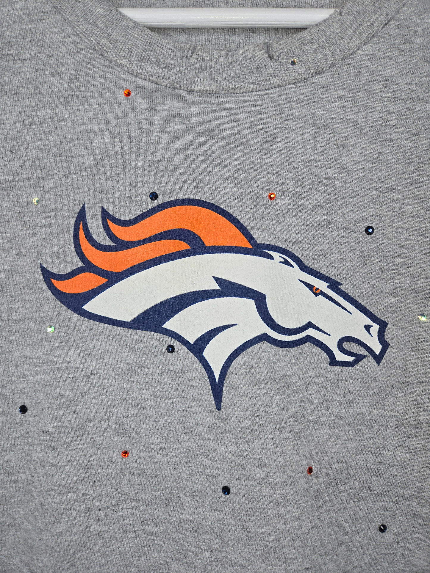 Denver Broncos Crop Tee