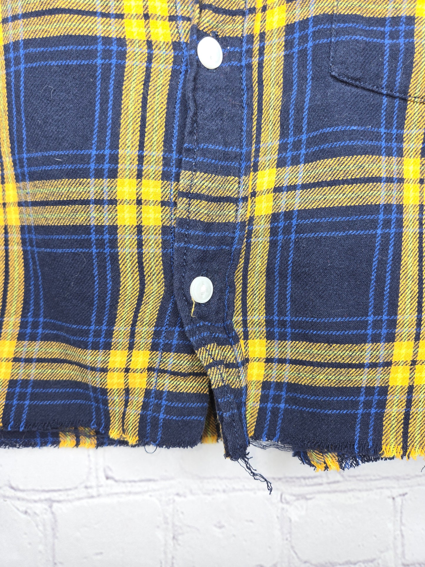 Los Angeles Rams Crop Flannel