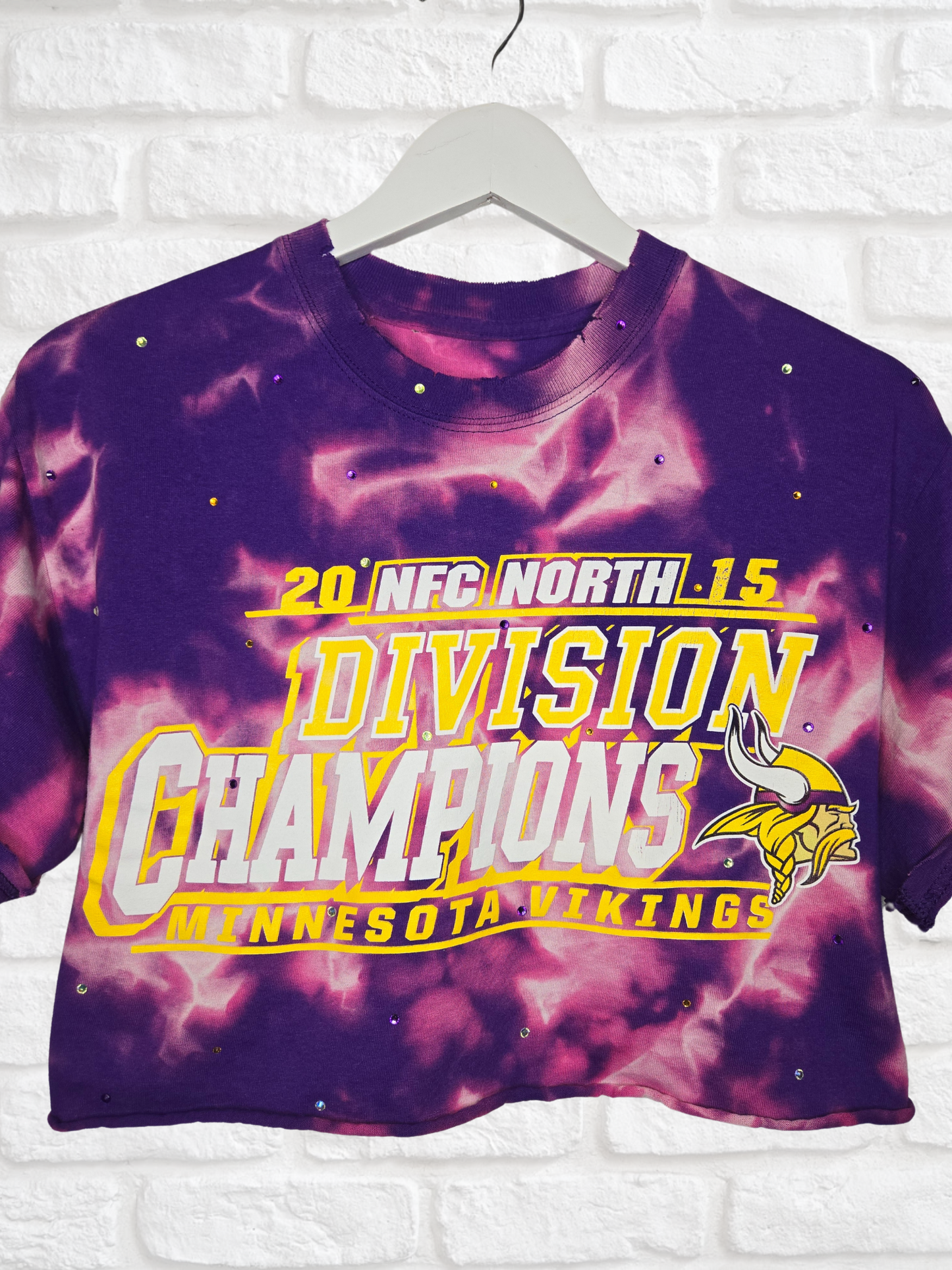 Minnesota Vikings Crop Tee