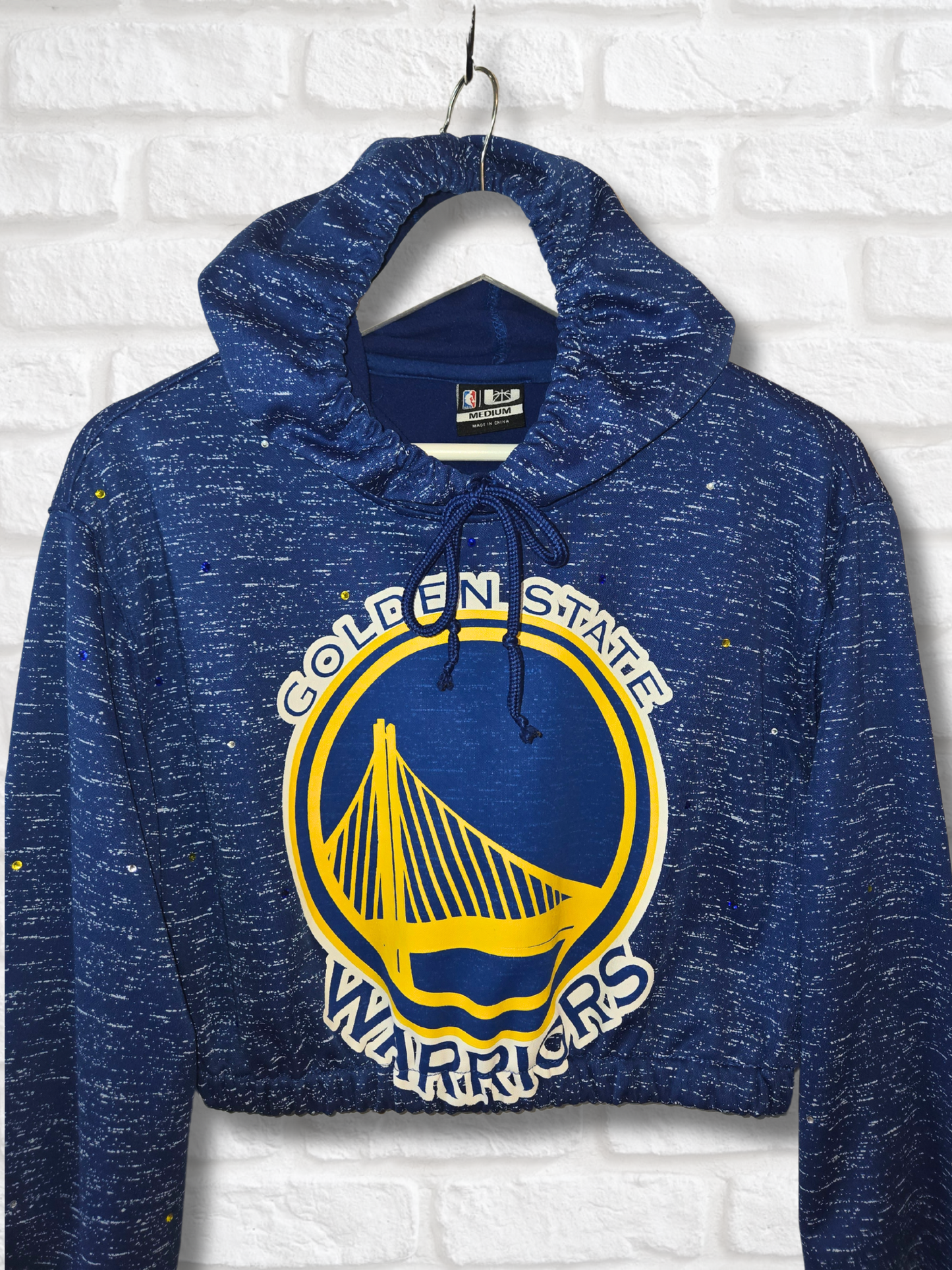 Golden State Warriors Crop Hoodie