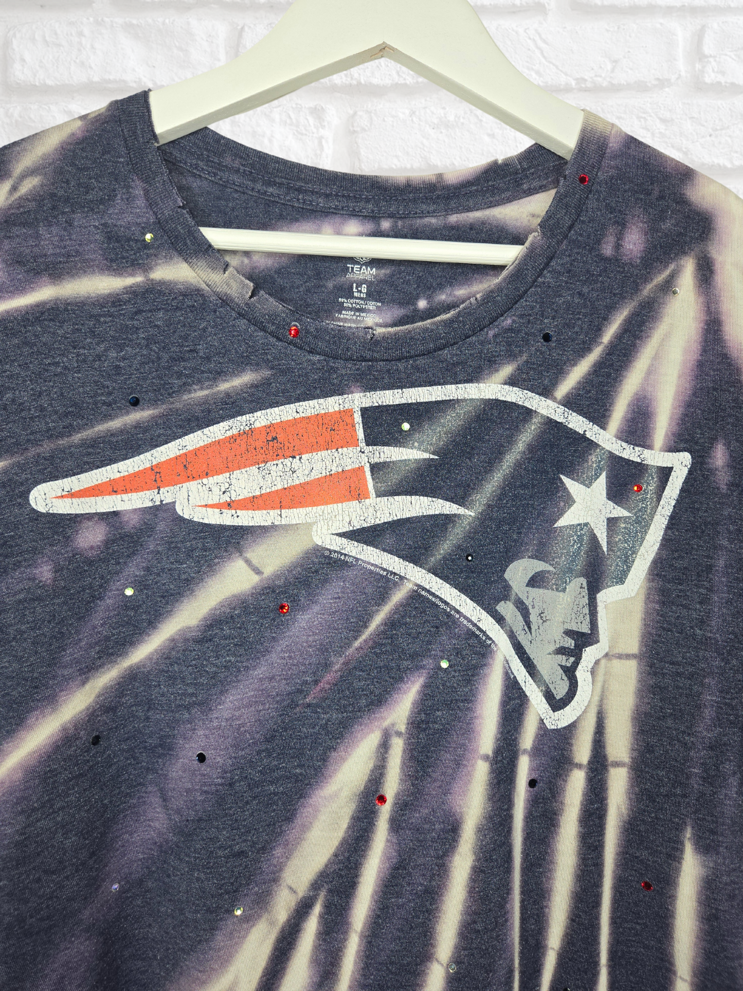 New England Patriots Crop Tee