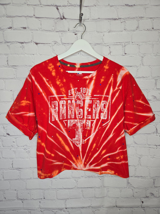 Texas Rangers Crop Tee