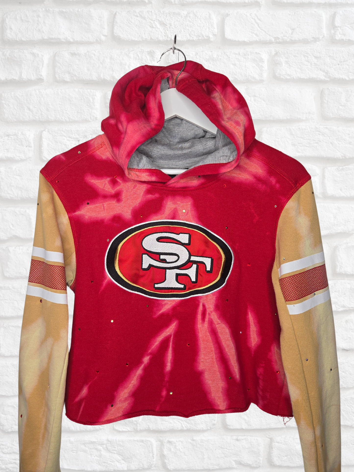 San Francisco 49ers Crop Hoodie