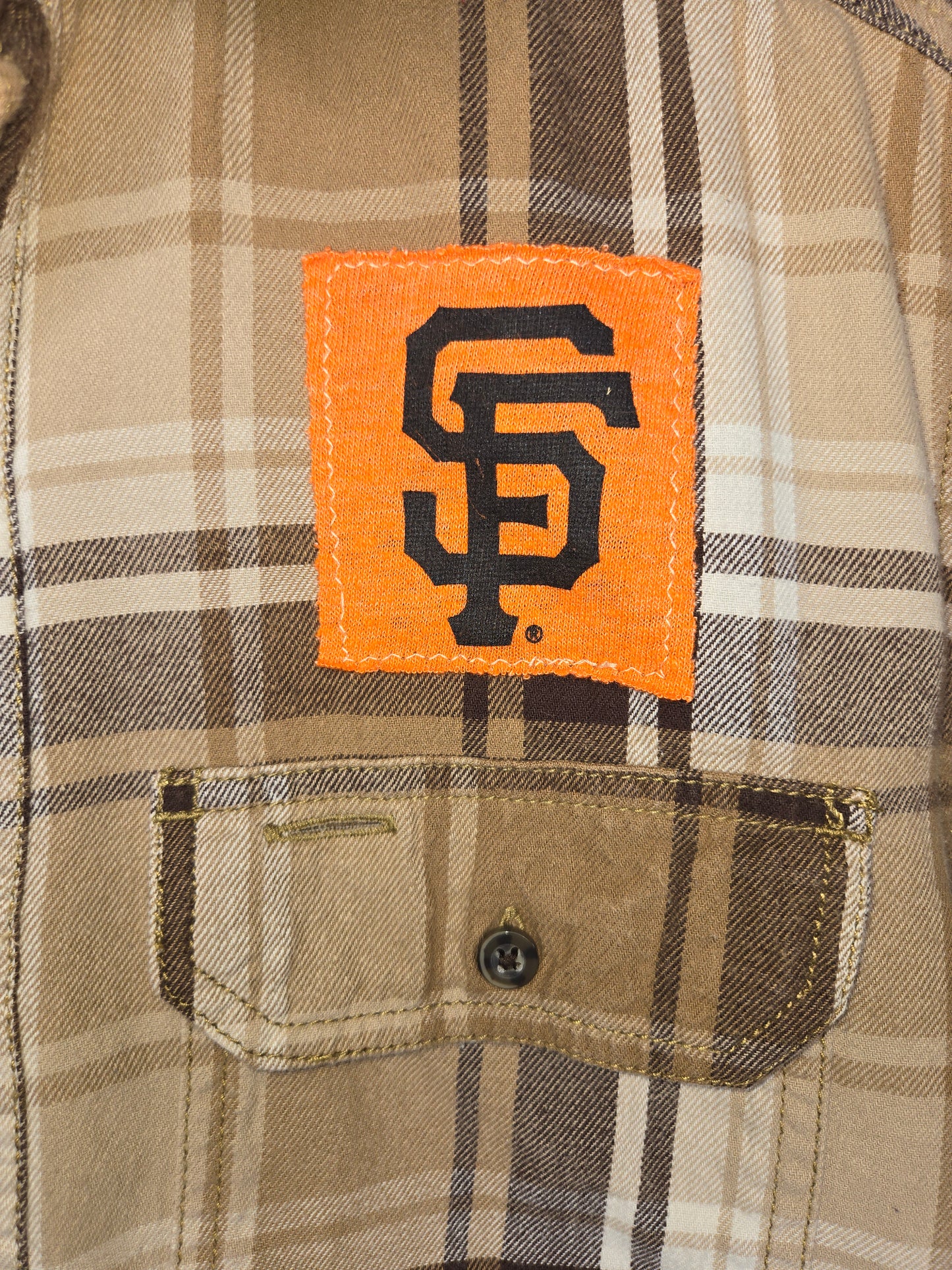 San Francisco Giants Crop Flannel