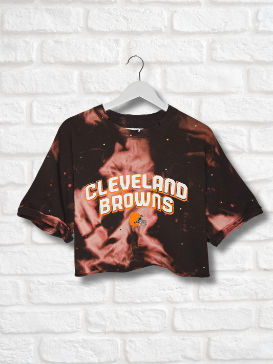 Cleveland Browns Crop Tee