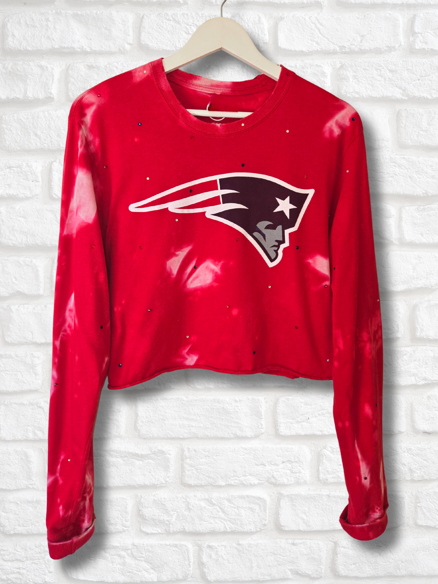 New England Patriots Crop Top