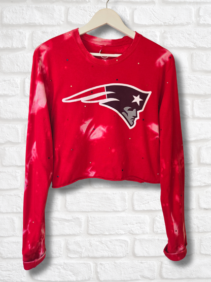 New England Patriots Crop Top