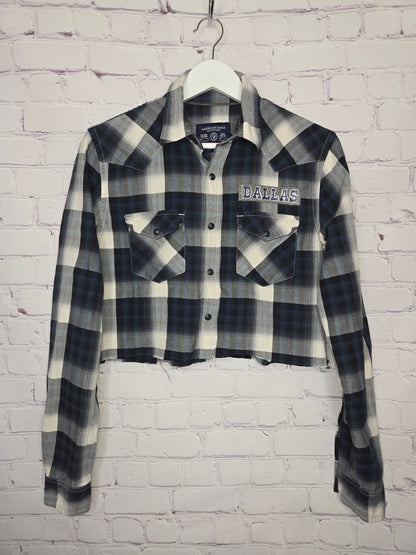 Dallas Cowboys Crop Flannel
